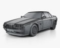 Aston Martin V8 Zagato Volante 1987 3d model wire render