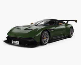 3D model of Aston Martin Vulcan 2018