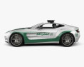 Aston Martin One-77 Polizia Dubai 2015 Modello 3D vista laterale