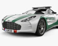 Aston Martin One-77 警察 Dubai 2015 3Dモデル