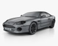 Aston Martin DB7 Vantage 2003 3D模型 wire render