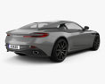 Aston Martin DB11 2020 3D模型 后视图