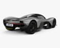Aston Martin AM-RB 2021 3D-Modell Rückansicht