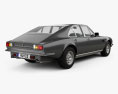Aston Martin Lagonda V8 saloon 1974 3Dモデル 後ろ姿