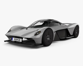 3D model of Aston Martin Valkyrie 2018