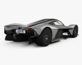 Aston Martin Valkyrie 2018 Modello 3D vista posteriore