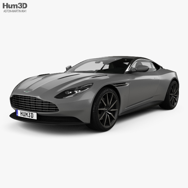 Aston Martin DB11 HQインテリアと 2017 3Dモデル