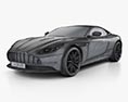 Aston Martin DB11 HQインテリアと 2020 3Dモデル wire render