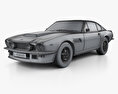 Aston Martin V8 Vantage 1972 3D模型 wire render
