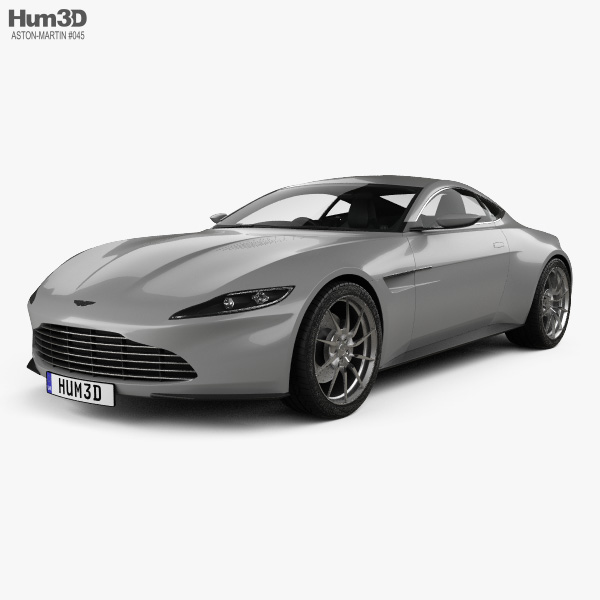 Aston Martin DB10 HQインテリアと 2015 3Dモデル