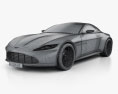 Aston Martin DB10 HQインテリアと 2018 3Dモデル wire render