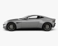 Aston Martin DB10 인테리어 가 있는 2018 3D 모델  side view