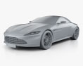 Aston Martin DB10 mit Innenraum 2018 3D-Modell clay render
