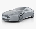 Aston Martin V8 Vantage S 2020 3D-Modell clay render
