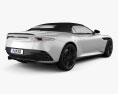 Aston Martin DBS Superleggera Volante 2020 3D模型 后视图