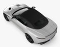 Aston Martin DBS Superleggera Volante 2020 Modelo 3D vista superior