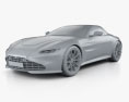 Aston Martin Vantage ロードスター 2021 3Dモデル clay render