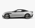 Aston Martin DBS Superleggera Volante mit Innenraum 2024 3D-Modell Seitenansicht