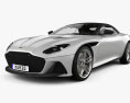 Aston Martin DBS Superleggera Volante з детальним інтер'єром 2024 3D модель