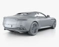 Aston Martin DBS Superleggera Volante с детальным интерьером 2024 3D модель