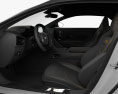 Aston Martin DBS Superleggera Volante з детальним інтер'єром 2024 3D модель seats