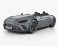 Aston Martin V12 Speedster 2024 3D-Modell wire render