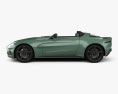 Aston Martin V12 Speedster 2024 Modello 3D vista laterale