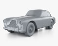 Aston Martin DB2 Saloon 1958 3D модель clay render