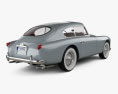 Aston Martin DB2 Saloon with HQ interior and engine 1958 3d model back view