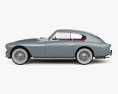 Aston Martin DB2 Saloon mit Innenraum und Motor 1958 3D-Modell Seitenansicht