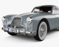 Aston Martin DB2 Saloon 인테리어 가 있는 와 엔진이 1958 3D 모델 