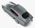 Aston Martin DB2 Saloon mit Innenraum und Motor 1958 3D-Modell Draufsicht