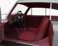 Aston Martin DB2 Saloon с детальным интерьером и двигателем 1958 3D модель seats