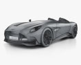 Aston-Martin DBR22 2024 Modelo 3D wire render
