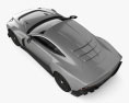 Aston-Martin Valour 2024 Modello 3D vista dall'alto