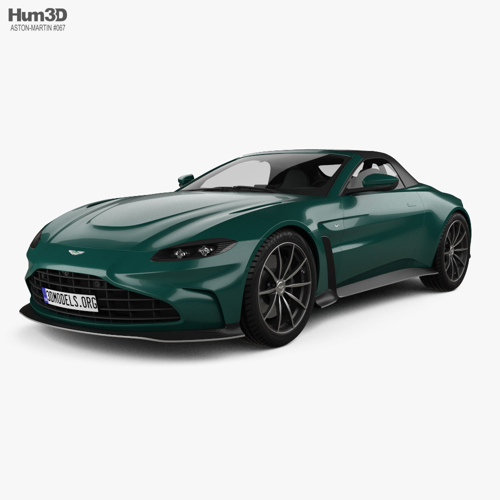 Aston Martin V12 Vantage Родстер 2024 3D модель