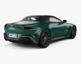 Aston Martin V12 Vantage Roadster 2024 3D-Modell Rückansicht