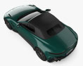 Aston Martin V12 Vantage Roadster 2024 3D-Modell Draufsicht