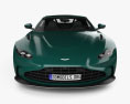 Aston Martin V12 Vantage Roadster 2024 Modello 3D vista frontale