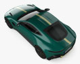 Aston Martin Vantage AMR 2022 3D-Modell Draufsicht