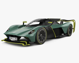 Aston-Martin Valkyrie AMR Pro 2024 Modèle 3D