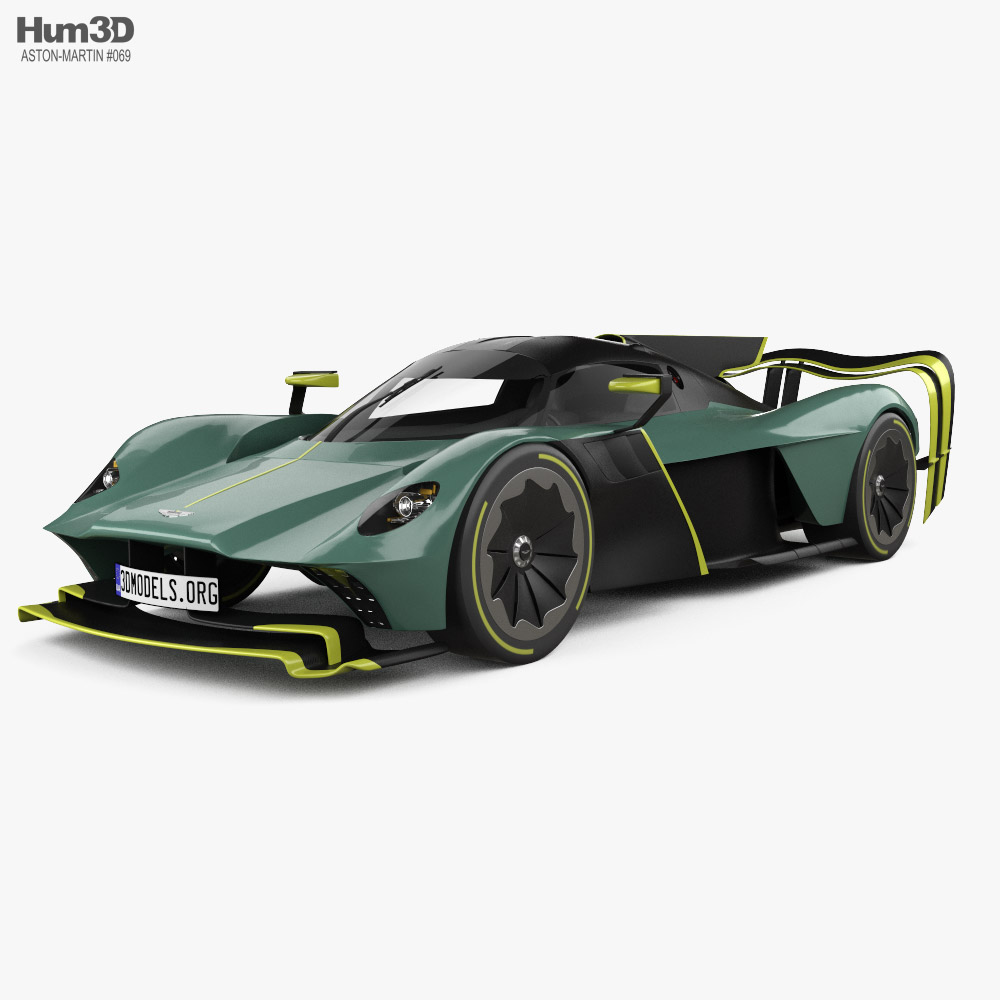 Aston-Martin Valkyrie AMR Pro 2021 3D model