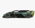 Aston-Martin Valkyrie AMR Pro 2024 3D-Modell Seitenansicht