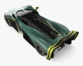 Aston-Martin Valkyrie AMR Pro 2024 3D-Modell Draufsicht
