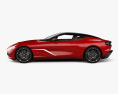 Aston Martin DBS GT Zagato 2022 3d model side view