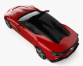 Aston Martin DBS GT Zagato 2022 3D-Modell Draufsicht