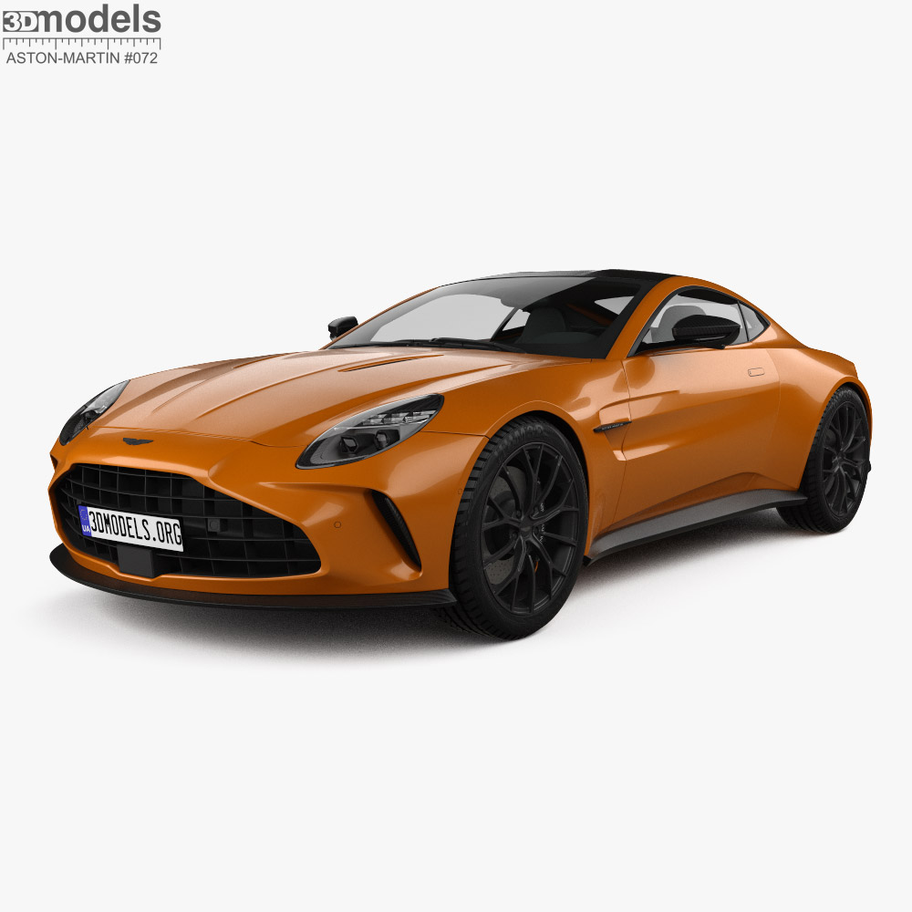 Aston-Martin Vantage 2024 3D 모델 