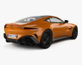 Aston-Martin Vantage 2024 3D模型 后视图