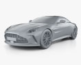 Aston-Martin Vantage 2024 3D模型 clay render