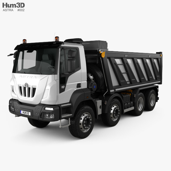 Astra HD9 (84-52) Dump Truck 4-axle 2016 3D model